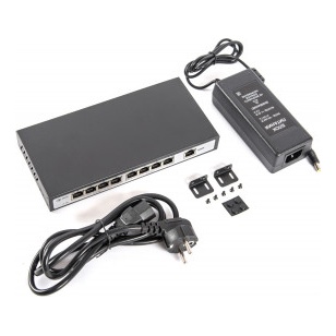 Бастион SKAT PoE-8E-1E коммутатор PoE Plus, мощность 120Вт, порты: 8-Ethernet, 1-Uplink