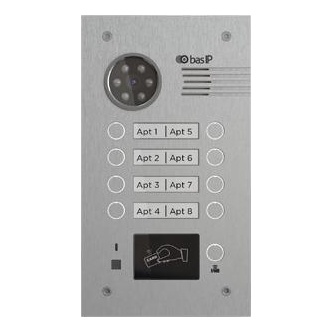 BAS-IP BA-08BD SILVER Вызывная панель