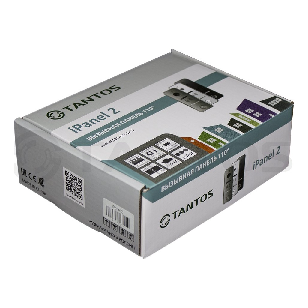 TANTOS iPanel 2 (White) + Вызывная панель видеодомофона