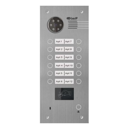 BAS-IP BA-12B SILVER Вызывная панель