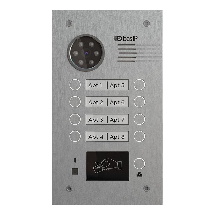 BAS-IP BA-08B SILVER Вызывная панель
