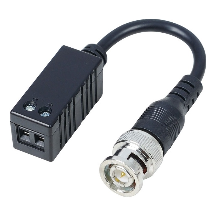 SC&T TTP111HDL Пассивный приёмопередатчик HDCVI/HDTVI/AHD по витой паре до 500м(HDCVI/720p) (в паре с активным передатчиком TTA111HDT), до 400м (HDCVI/1080р), до 300м (AHD,HDTVI/720p; HDCVI/4Mpix), до 250м (AHD,HDTVI/1080p), до 200м (AHD/5Mpix; HDCVI/5Mpi