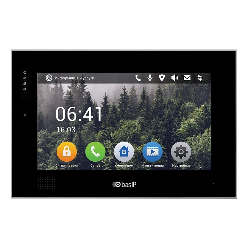BAS-IP AQ-10 BLACK Монитор IP-домофона