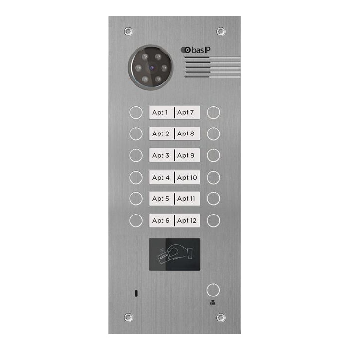 BAS-IP BA-12BD SILVER Вызывная панель