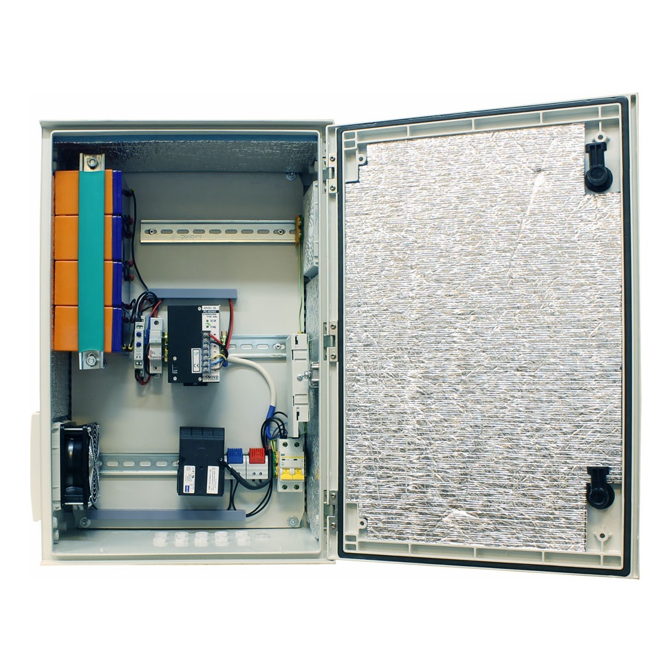 OSNOVO OSP-46VB1 Уличная станция в пластиковом шкафу IP54 с термостабилизацией, системой вентиляции и оптическим кроссом
