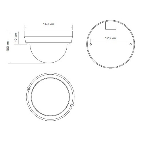 EVIDENCE Apix - Dome / M2 WDR LED 3010 IP видеокамера