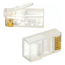 Inter-M RJ-45 plug 8P8C (P-02U88-X) Штекер 8P8С (P-02U88-X)
