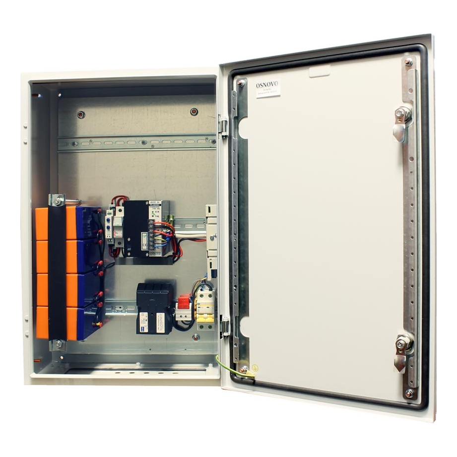 OSNOVO OS-46TB1 Уличная станция с термостабилизацией, резервным питанием и оптическим кроссом