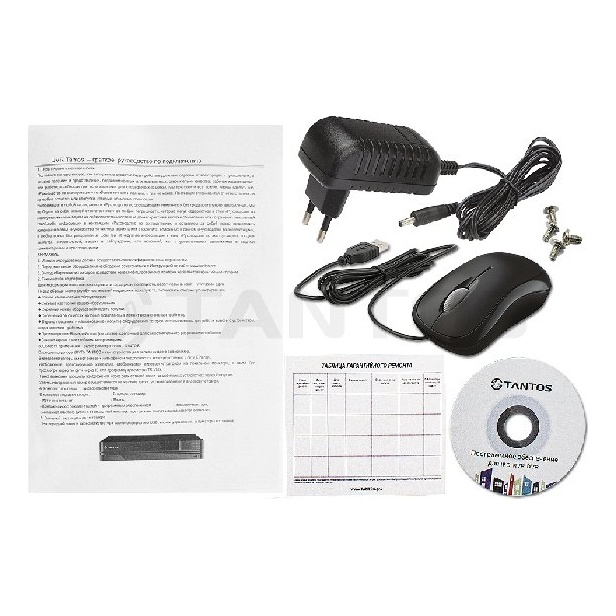 TANTOS TSr-UV0819 8-ми канальный мультиформатный регистратор (8 HD +2 IP камеры)