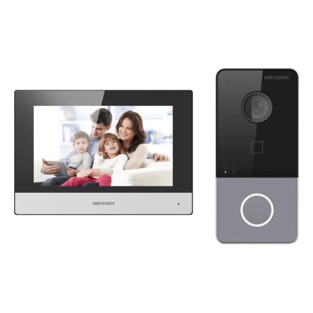 Hikvision DS-KIS603-P(B) Комплект видеодомофона