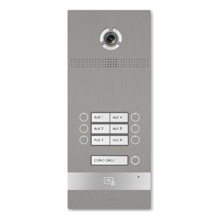 BAS-IP BI-06FB SILVER Вызывная панель