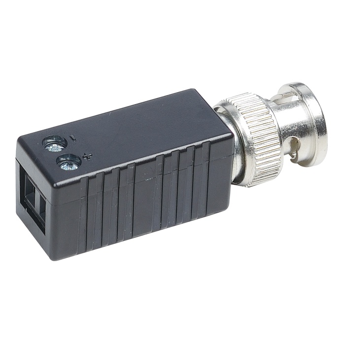 SC&T TTP111HD Пассивный приёмопередатчик HDCVI/HDTVI/AHD по витой паре до 400/500м(HDCVI/720p)(в паре с активным приёмником/передатчиком TTA111HDR/TTA111HDT), до 400м (HDCVI/1080р), до 300м (AHD,HDTVI/720p; HDCVI/4Mpix), до 250м (AHD,HDTVI/1080p), до 200м